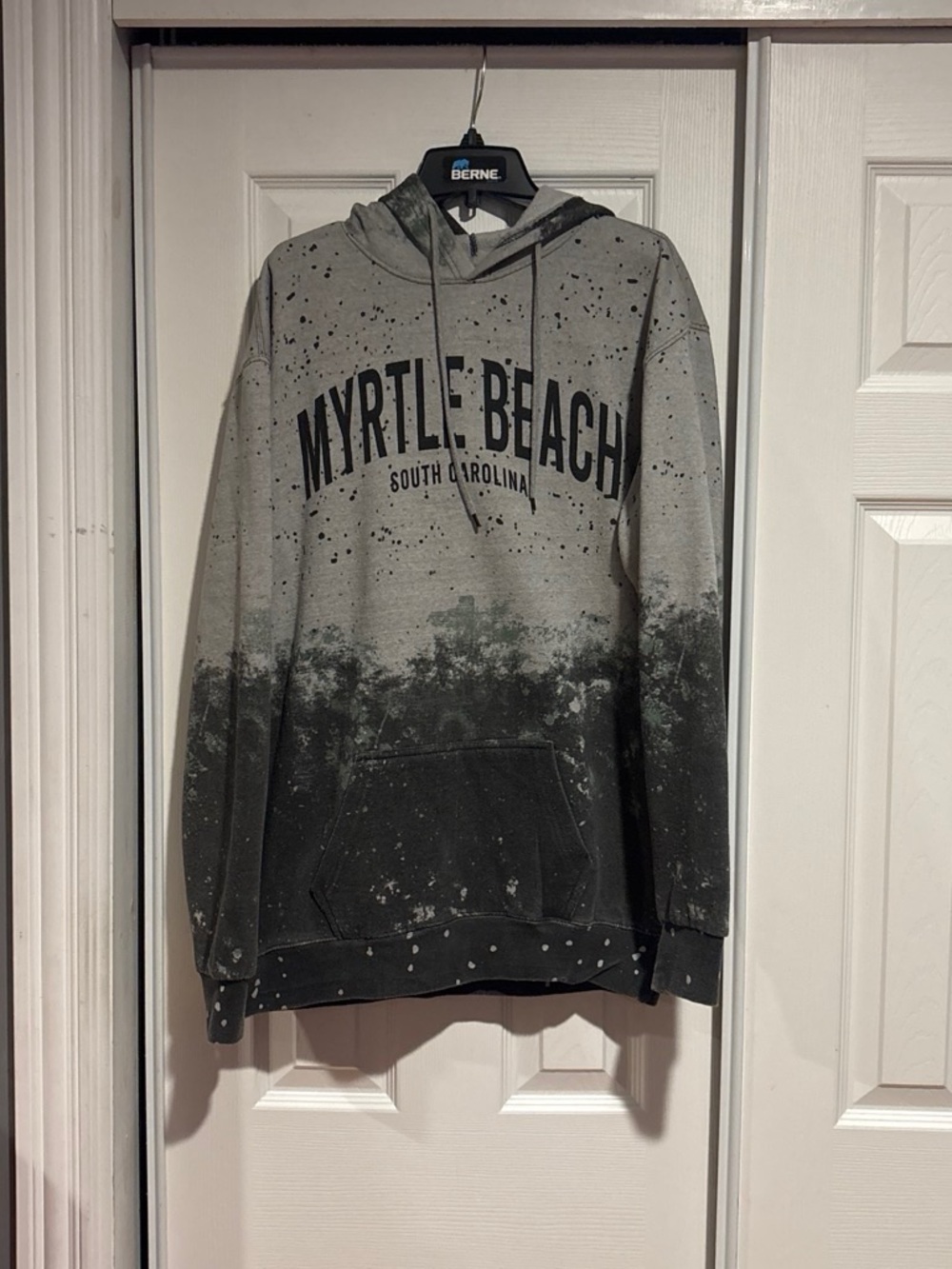 Swell Gray to Black Myrtle Beach Gradient Hooded Sweatshirt